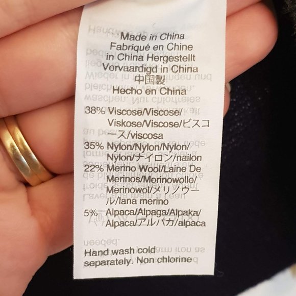 Madewell Kimball Colorblock Sweater Navy/Grey - Picture 10 of 11